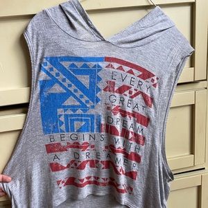 Hooded American Apparel tank